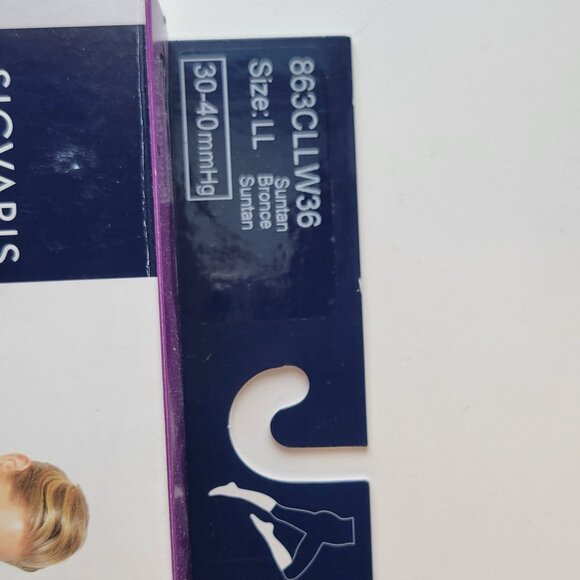 Sigvaris Medical Compression Hosiery / Knee-High / LL / Suntan / 863CLLW36 - Picture 3 of 6